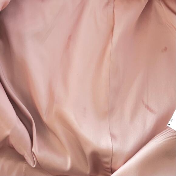 Dolce and Gabbana Single-Breasted Wool Crepe Jacket Blazer Light Pink 38 (US 2) - Picture 13 of 14